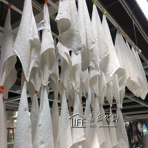 Ikea, акриловый носовой платок, слюнявчик, полотенце, домашний декор, 10 шт