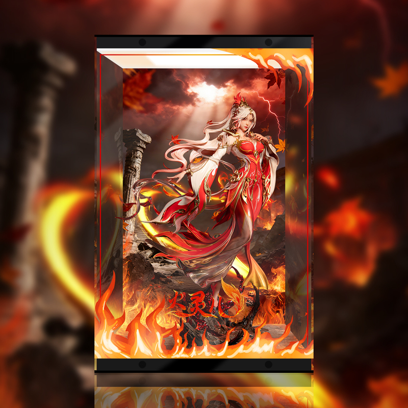 【Dust-Free】No Dust Newera Series 1/6 Perfect World Theatrical Version Fire Spirit Acrylic Display Box 【Dust-Free】No Dust Newera Series 1/6 Perfect World Theatrical Version Fire Spirit Acrylic Display Box