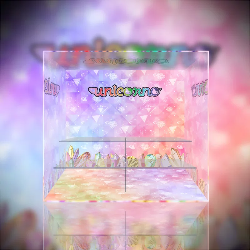 [Dustless] Tokidoki Tao Qiduqi unicorn diamonds, blind box storage display rack dust box