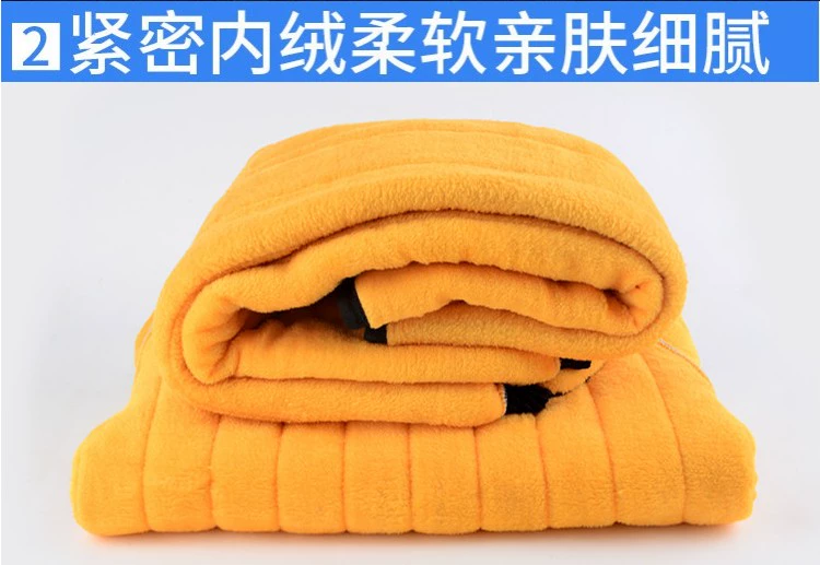 Áo khoác cotton nam trung niên cotton thiết lập ấm áp để mở quần áo mùa đông mặc quần áo cotton cộng với chất béo cỡ lớn