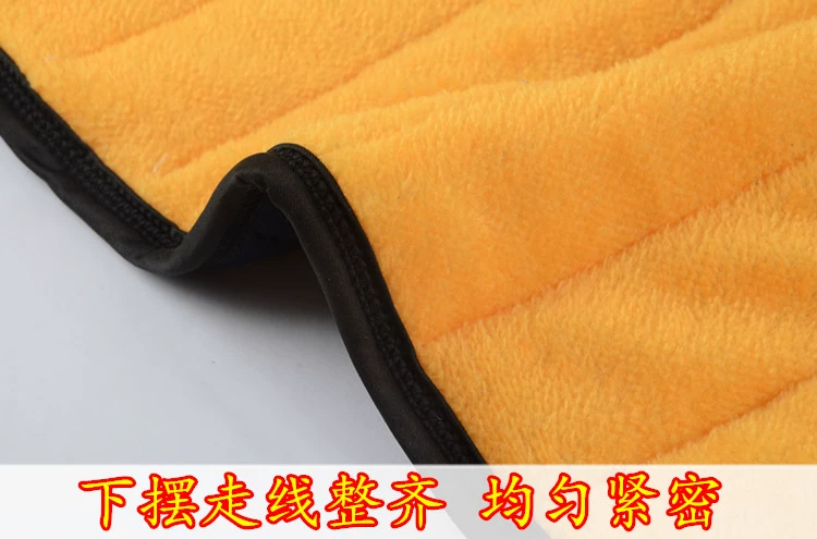 Áo khoác cotton nam trung niên cotton thiết lập ấm áp để mở quần áo mùa đông mặc quần áo cotton cộng với chất béo cỡ lớn