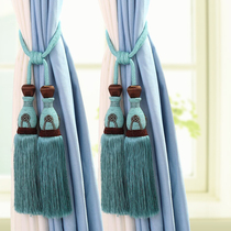 Curtain buckle hanging ball double ball strap adhesive hook binding rope lob ball tassel pair of Nordic modern minimalist tie ties