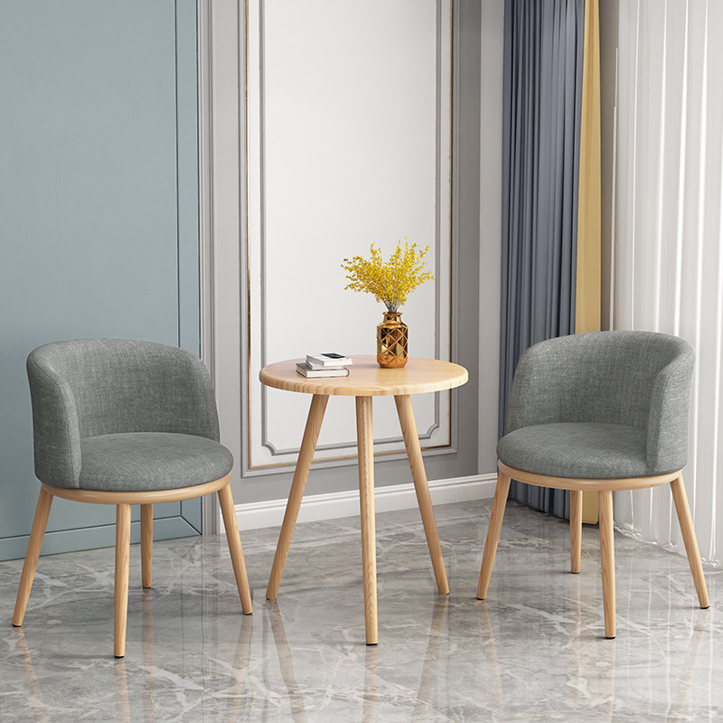 Nordic balcony small table chairs balcony creative table and chairs three pieces set coffee table balcony tea table chair combination simple leisure