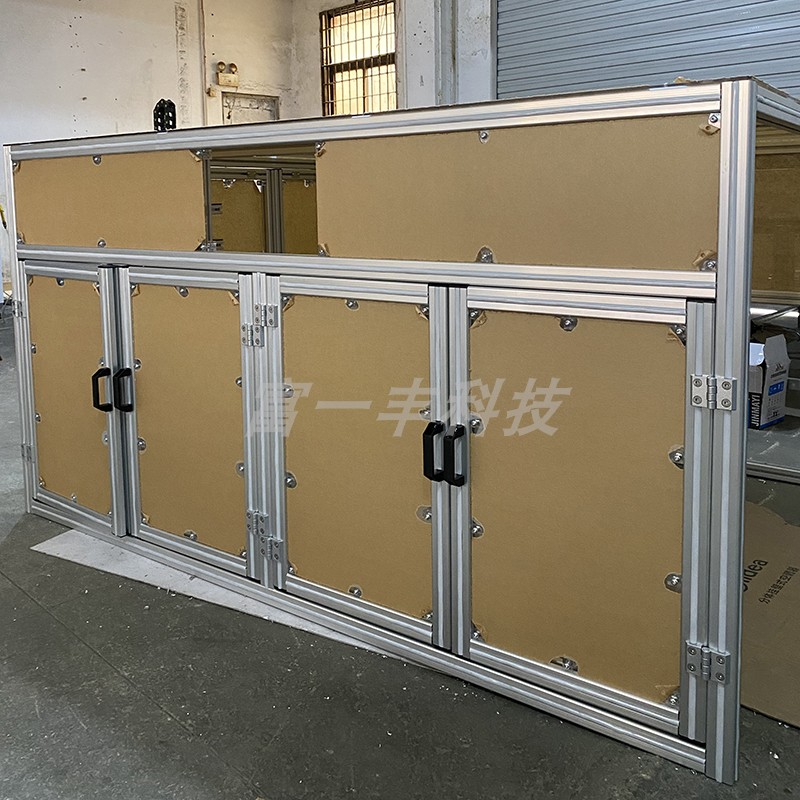 Industrial European standard aluminum extrusion material rack material rack cabinet acrylic machine frame aluminum alloy profile bracket shelf