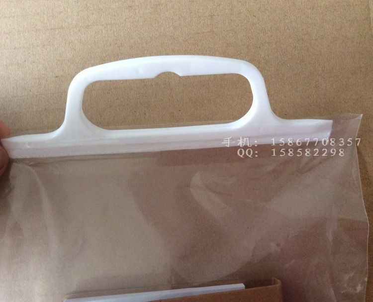 PVC plastic bag handle Plastic hanger bag handle Sample cloth handle