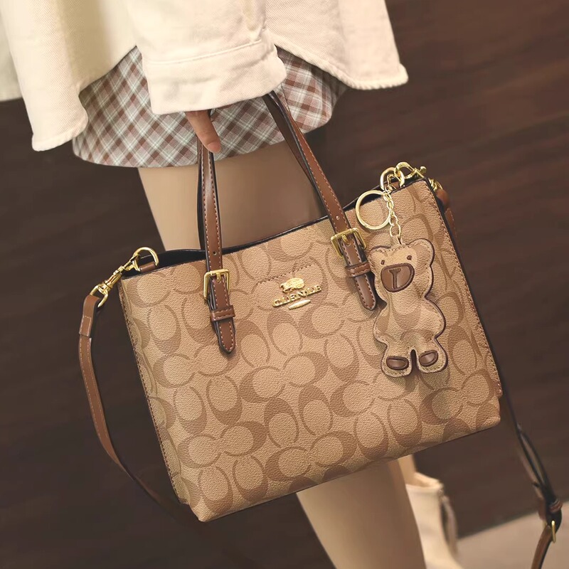 Authentic French Mk Jessie Genuine Leather Handbag for Women 2026 New Model Large Capacity Commuter Shoulder Crossbody Bag