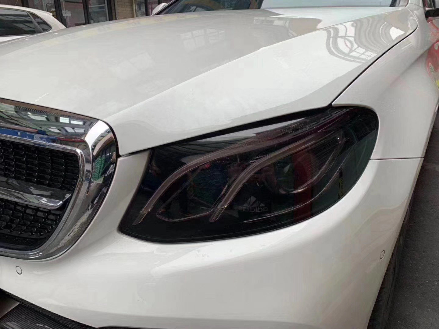 TPH car blackened taillight film TPU headlight color change film scratch automatic repair car light protection light-transmitting film