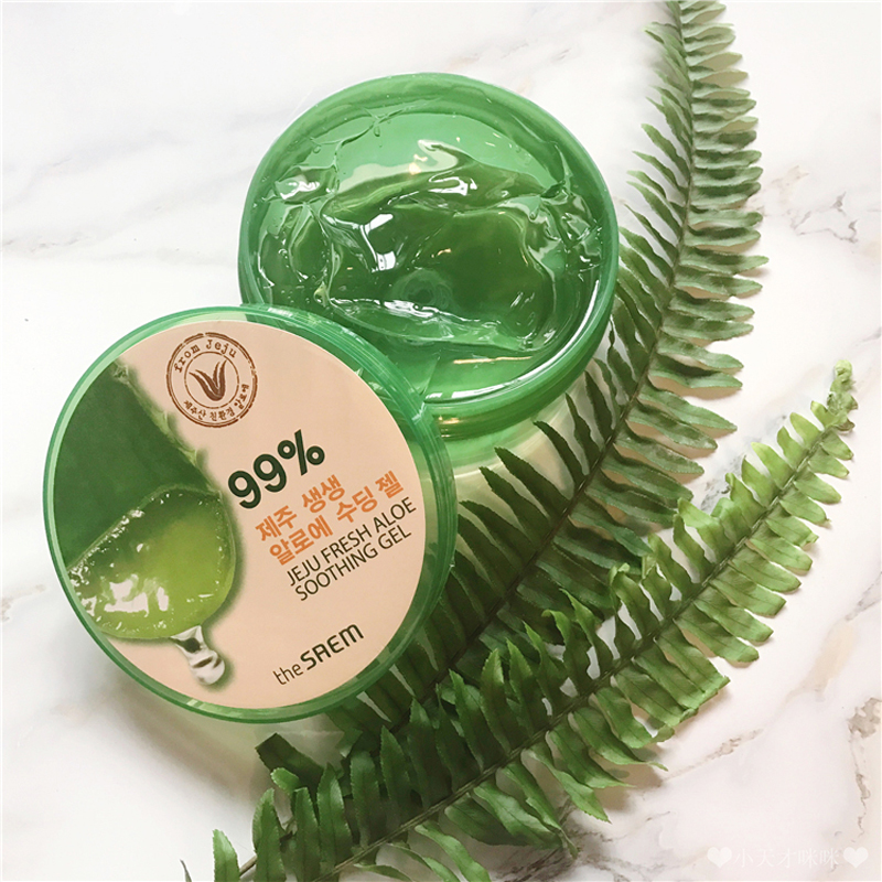 the saem Korea 99% fresh aloe vera gel moisturizing moisturizing after-sun calming sleep mask 300ML