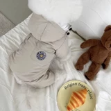 Утолщенная одежда для щенков, Тедди Бишон Шнауцер, осенне-зимнее хлопковое пальто с капюшоном для маленьких собак, четвероногие тяговые пальто