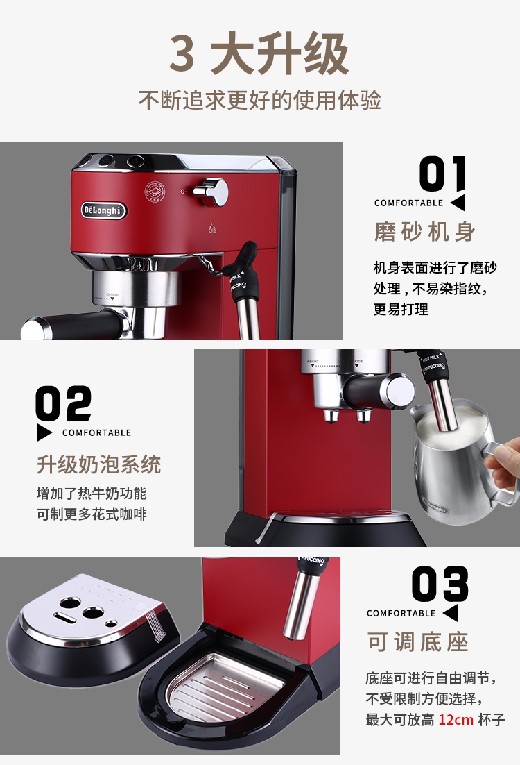 máy pha cà phê casadio undici a1 Máy pha cà phê bán tự động Delonghi DeLong EC680 EC685 - Máy pha cà phê gia may pha cafe tu dong
