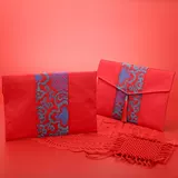 Новый год Creative Wan -Dollar Margin Bags сумки запечатывают характеристики парчонных характеристик персонализированные персонализированные свадебные подарки, чтобы изменить китайские красные конверты