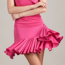 Latin dance costume skirt Adult female Latin dance skirt Square dance costume performance dance skirt Square dance