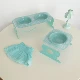 Mint Green Ceramic Bowl+Shelf Double не поддерживает возврат и замену