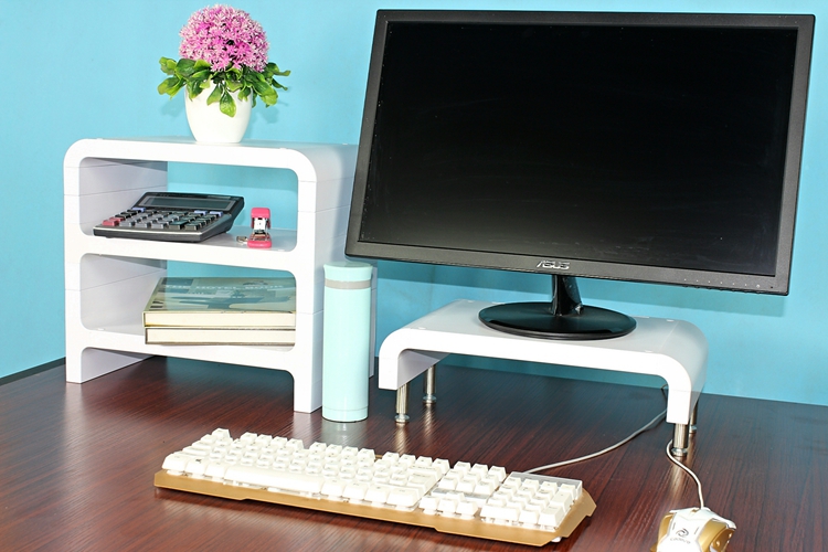 Máy tính văn phòng tăng màn hình hiển thị TV mat cơ sở nâng cao màn hình hiển thị tăng giá - Kệ tủ sách treo tường