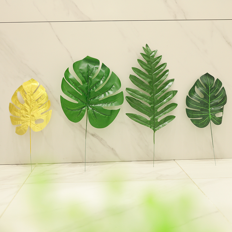 Simulated leaves photo props Han Wing in creative home decoration for birthday arrangement kindergarten scene decoration