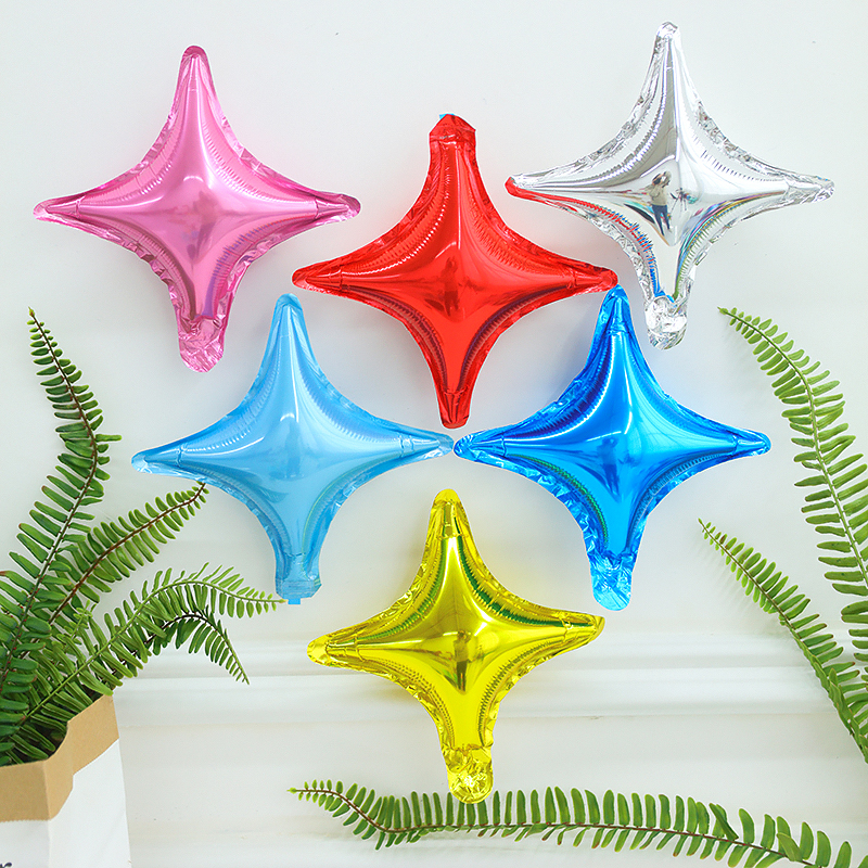 Birthday Aluminum Film Balloon Decoration Supplies 10 Inch 26 Inch Corner Star Aluminum Film Birthday Party Wedding Background Wall Arrangement