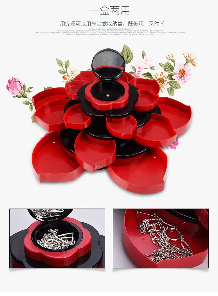 Vòng xoay lớn trang điểm mận trống rỗng cùng tông màu mắt tập hợp đầy đủ bộ kết hợp hoa hồng trang điểm hoa sen phấn mắt romand