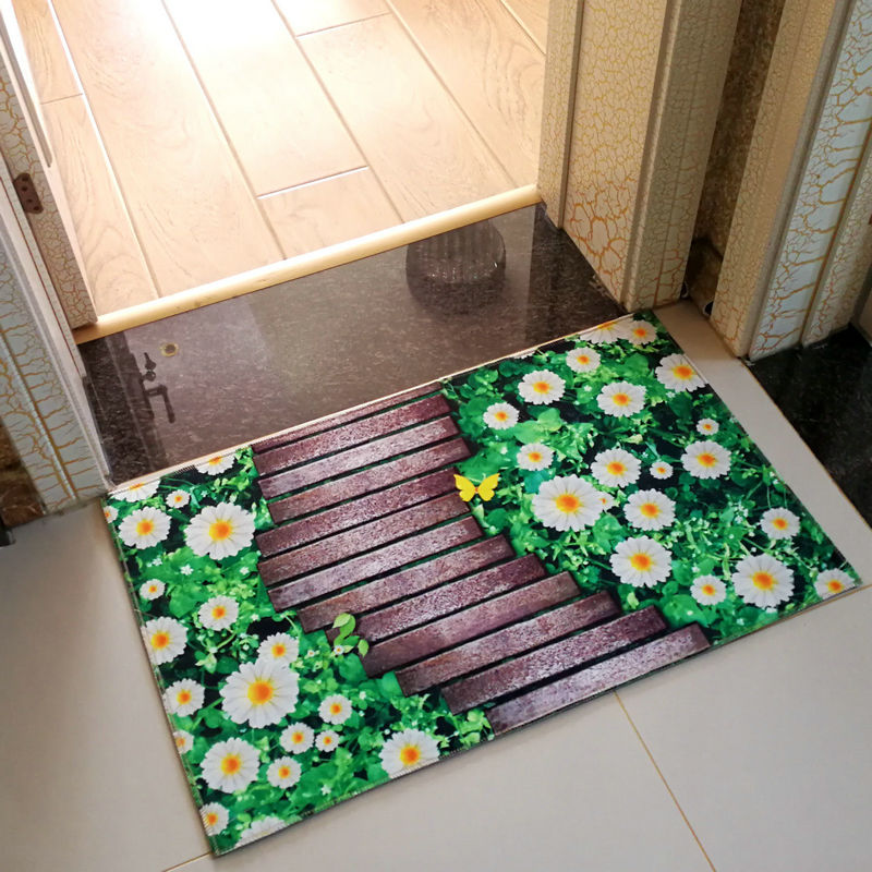 3D sàn mat cửa mat phòng khách phòng ngủ đầu giường thảm phòng bếp mat phòng tắm thảm máy giặt - Thảm sàn thảm xốp dày 5cm