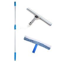 Kelibang glass wiper set cleaning tools window cleaner extended telescopic rod wiper blade