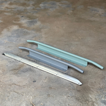 Old-fashioned ice cart legs ice skate blades ice plow blades angle steel models round tube models