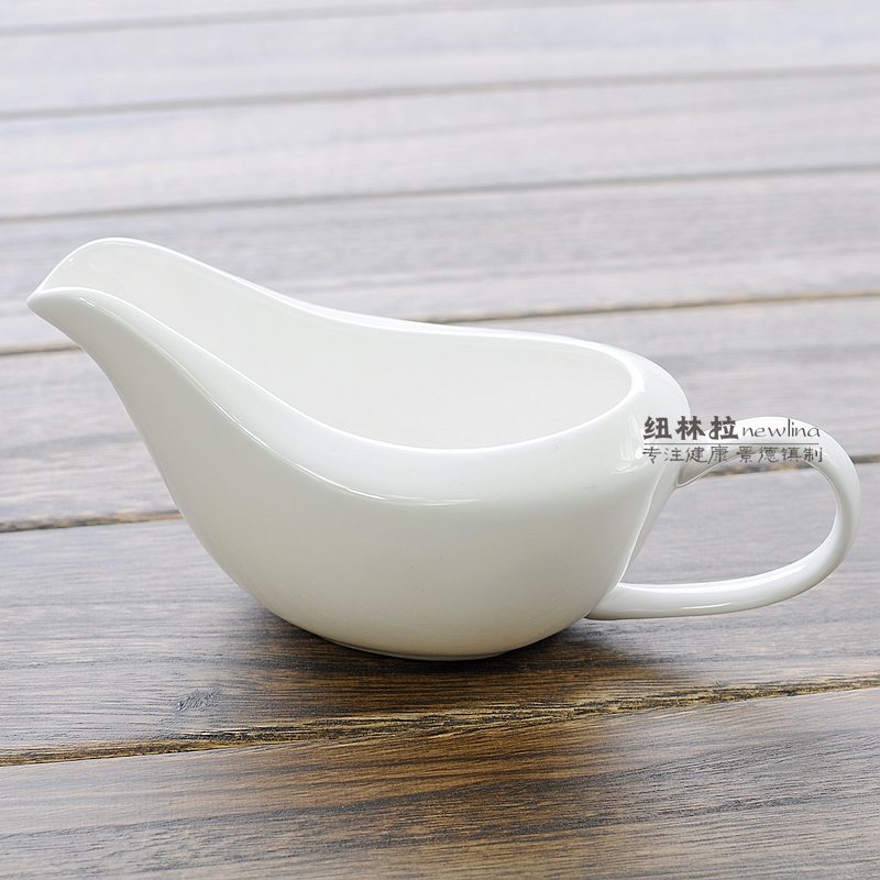 Ipads China sauce dish flavor juice cup western - style food material juice bucket jingdezhen ceramics of pure creative western suit cup sauce