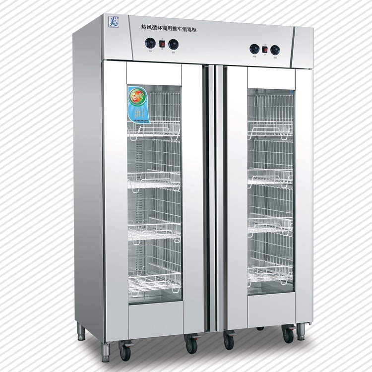 Meichu MC-8 Disinfection Cabinet with Cart Large Capacity Double Door High Temperature Hot Air Circulation Disinfection Cupboard Commercial Dining Cabinet - Taobao