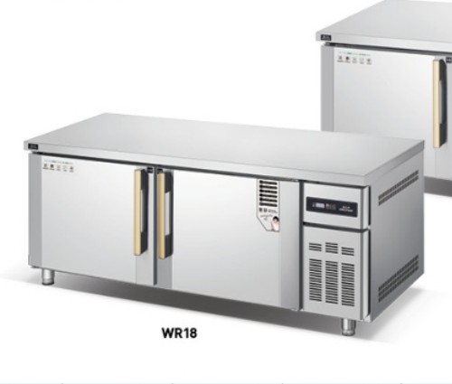 Ice Cube Workbench WF 18 Frozen Operating Table Horizontal Two - door refrigerator 1 8 m frozen bedroom