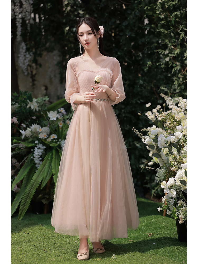  M+D model powder long -sleeved long sleeve long FIFTY  
