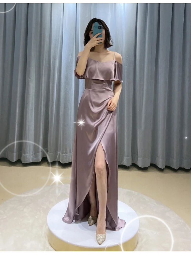 3XL+D -type ice silk purple suspender word shoulder long seventy   + $1.42 