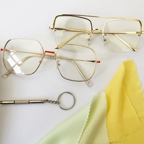 VOGANA Cannes second store Joker Phnom Penh big square frame flat mirror for men and women can be equipped with myopia glasses thin