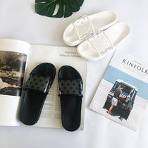 VOGANA Cannes second store summer slippers female sweet wave Point home slippers soft and comfortable sandals bathroom drag