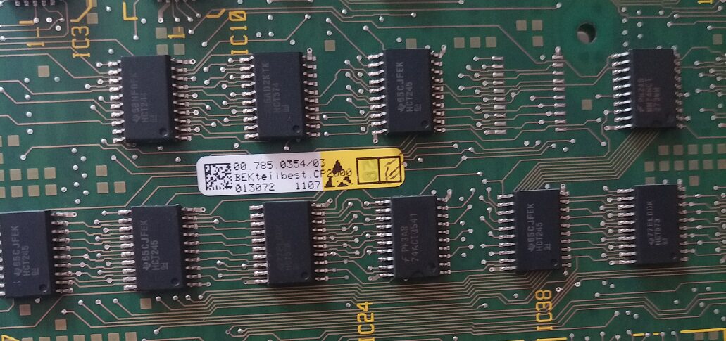 00785 00785 0354 03 BEKteilvest CP2000 BEK circuit board