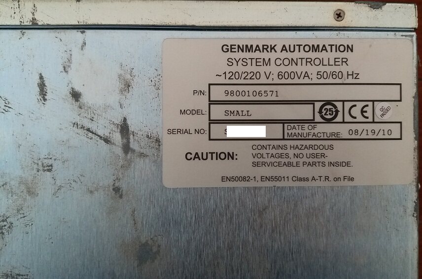 GENMARK AUTOMATION SMALL robotic manipulator mechanical disc table circuit board