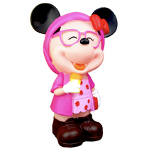 25cm high 8cm wide-glasses miniglique handmade plaster doll children upper color deposit money jar natural latex molds