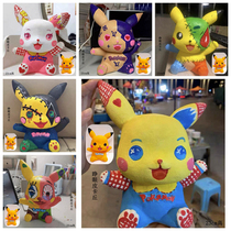 Pikachu net red humbled handmade plaster doll children on color deposit money pot natural latex molds