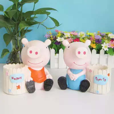 18cm high 16cm wide pig pen holder new plaster doll mold factory direct sales handmade model