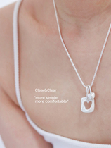 ClearandClear original handmade irregular love pendant necklace for men and women Chinese Valentines Day necklace limited edition