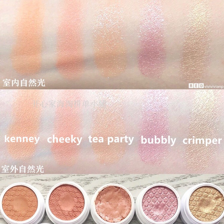 Colourpop khoai tây nghiền đơn sắc bóng mắt colorpop bóng mắt dgaf moonwalk haze ếch phấn mắt apieu