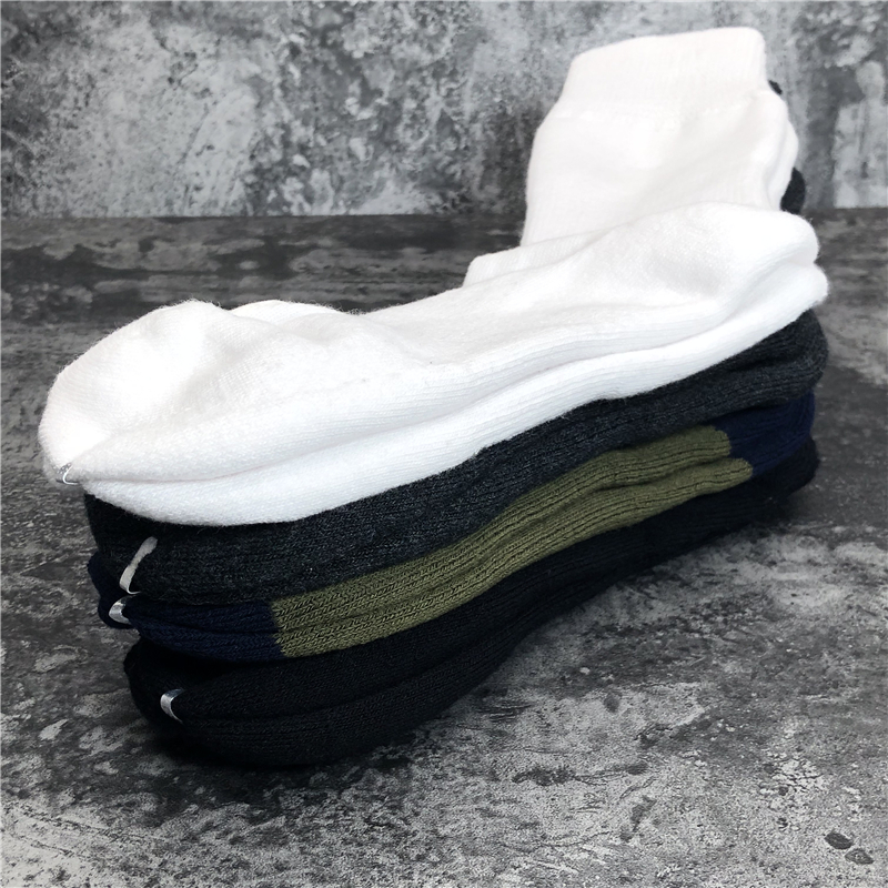 Quần tất bốn màu gốc CND thể thao xu hướng nam nữ Nhật Bản trong vớ cotton ống - Vớ thể thao vớ dài nam