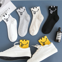 Japanese socks childrens socks cotton Korean ins tide cute cartoon sports cotton spring summer socks spring and autumn