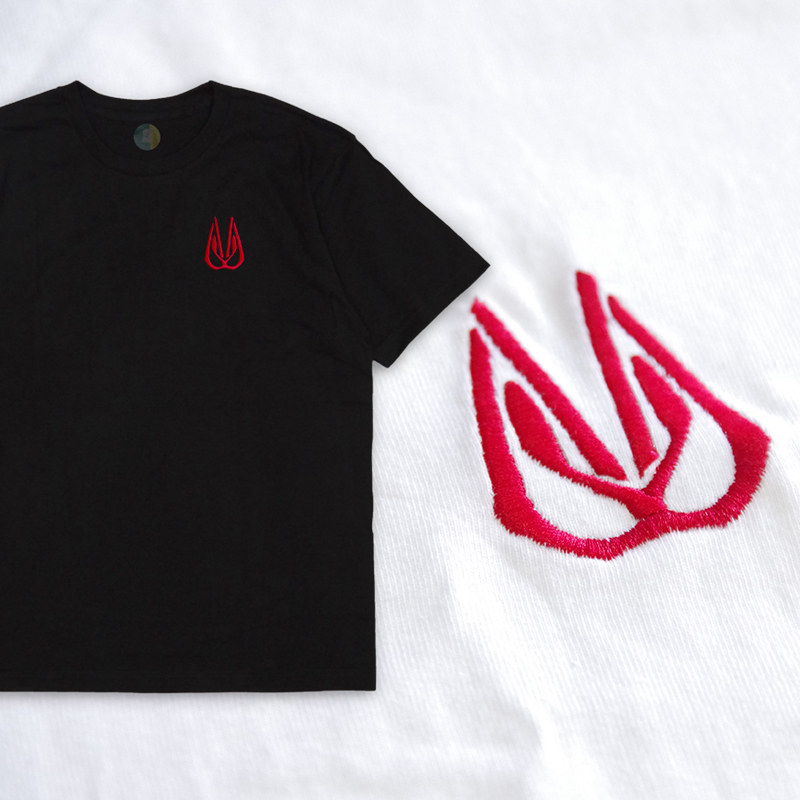 Masked Superhero Geats Extreme Fox Knight Logo Embroidery Pure Cotton Crew Neck Masked Short Sleeve T-Shirt