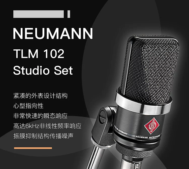 Neumann Newman TLM 102 tụ màng lớn micro nhạc cụ micro vocal TLM102 - Nhạc cụ MIDI / Nhạc kỹ thuật số