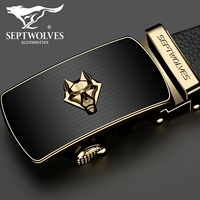 Septwolves, мужской кожаный ремень, штаны, из натуральной кожи, воловья кожа