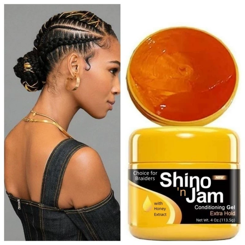 Грязистая коса прическа воск Shine N Jam Braming Lock Кондиционирующий гель-закрепитель 227г