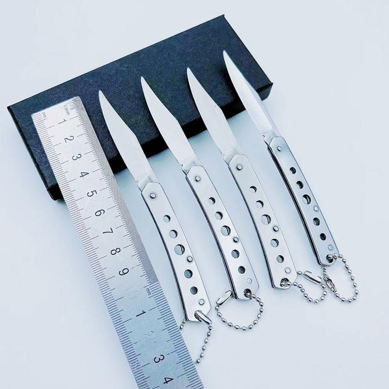 2 yuan shop peeling fruit knife mini folding knife night market address hanging key chain knife multi-function knife