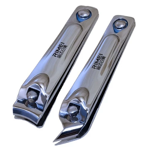 Большой стальной ремешок для ногтей из нержавеющей стали, напильник, гигиенические маникюрные кусачки