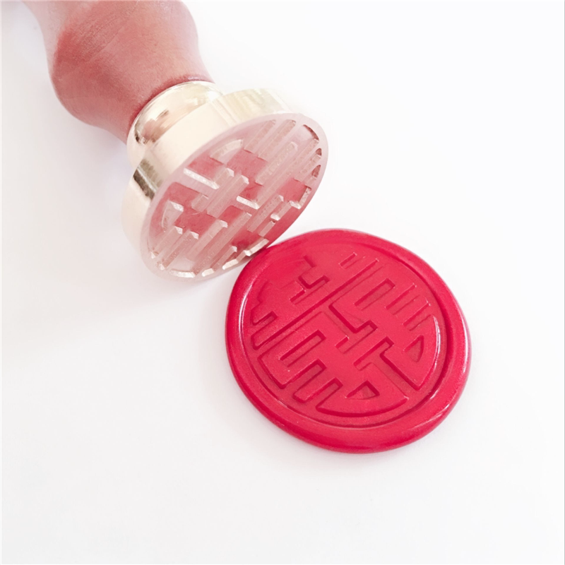 Sealing wax retro fire paint seal custom-made wedding invitation envelope greeting card seal printing LOGO custom fire paint wax set