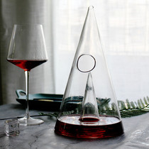 Fast Waterfall Red Wine Decanter Ins small brute waist Pyramid Wine Bottle Home Handmade Glass Divider