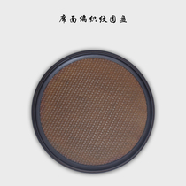 Heavy bamboo mat noodle tea bearing hand-carved dry bubble plate commercial thick custom engraved LOGO bottom plate tray tea plate