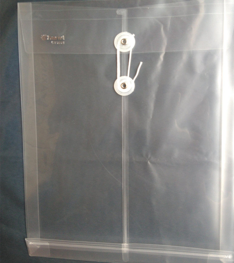 Creation Easy CY1018 Office Plastic winding rope Files bag A4 File bag rope buckle kit Sodium Spare Bag White-Taobao